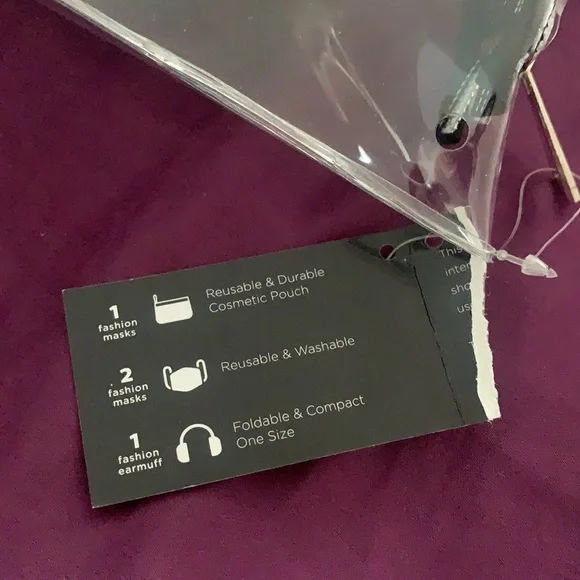 Alexis bendel fashion mask pouch .pink - Picture 6 of 6